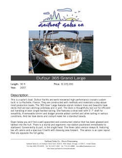 Dufour 365 Grand Large