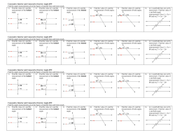 Consecutive Interior and Consecutive Exterior Angles HW Find the