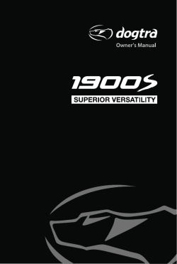 Owner`s Manual