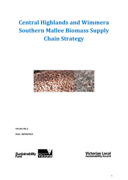 Biomass Supply Chain Strategy