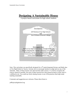 Designing A Sustainable House
