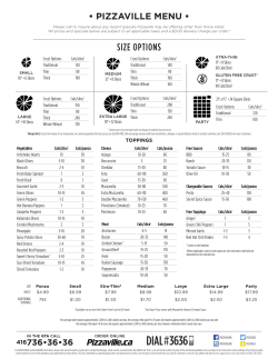 SIZE OPTIONS