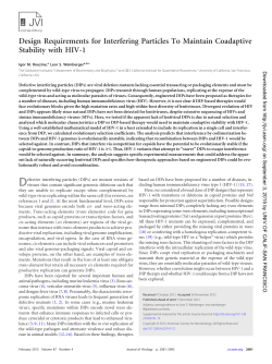 Design Requirements for Interfering Particles To