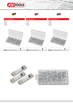 Sortiment Glassicherungen 20x 5 A 20x 10 A 20x 15 A - KS