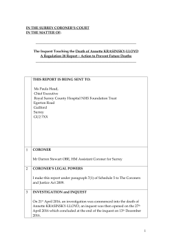 Krasinsky-Lloyd 2017-0109 - Courts and Tribunals Judiciary