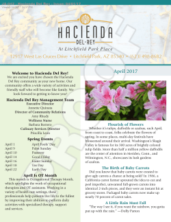 April 2017 - hacienda del rey