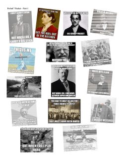 Period 7 Packet &ndash; Part 1