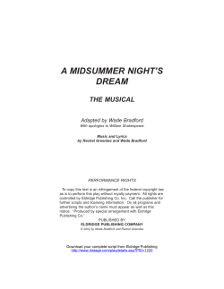 a midsummer night`s dream - epc