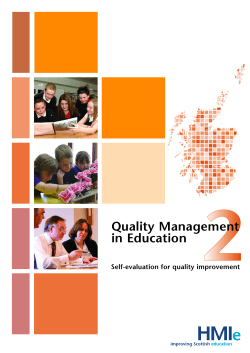 Quality Management in Education 2