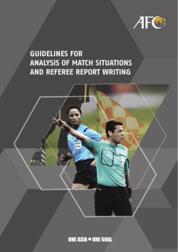 AFC Considerations Booklet 2017