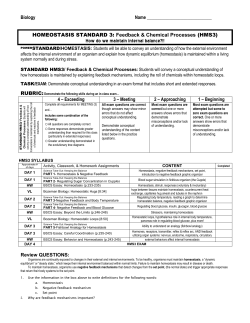 How do we maintain internal balance?!!