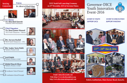 Governor-DICE Youth Innovation (Brochure)