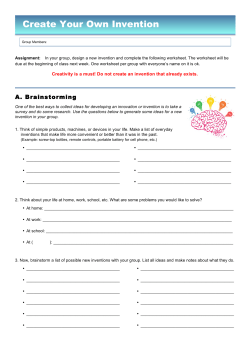 Create Your Own Invention