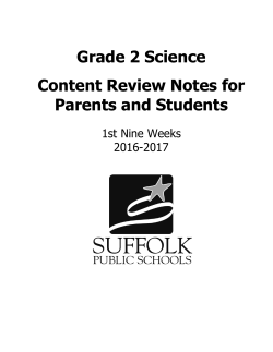 1st NW Review Notes