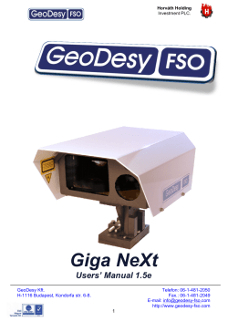 GeoDesy FSO Giga Next series manual v1.5e pdf 12.13 MB