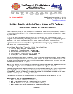 Heat Wave Coincides with Busiest Week in 30 Years for NYC