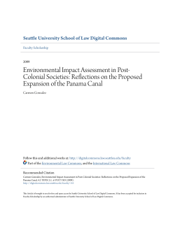 Environmental Impact Assessment in Post