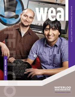 September 2011 - University of Waterloo