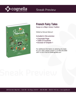 French Fairy Tales - Cognella Titles Store
