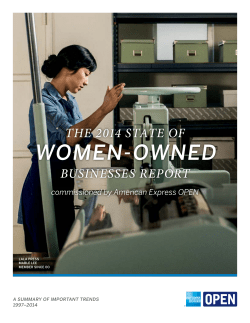 State of Women-Owned Businesses