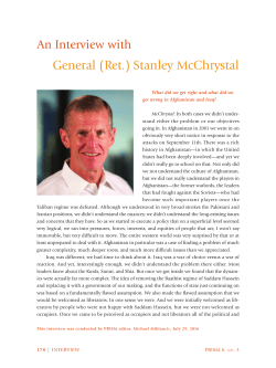 General (Ret.) Stanley McChrystal