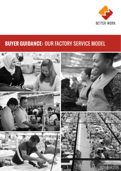 buyer guidance sheets