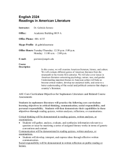 Read in Amer Lit 2324.D80