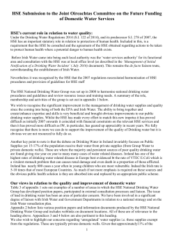 HSE Submission to the Joint Oireachtas Committee on the Future