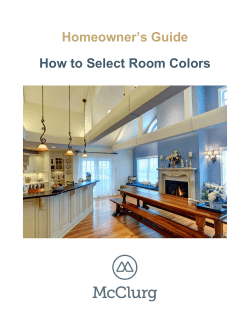 Homeowner`s Guide How to Select Room Colors
