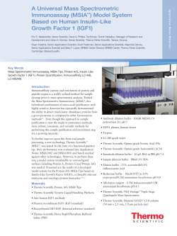 A Universal Mass Spectrometric Immunoassay (MSIA) Model