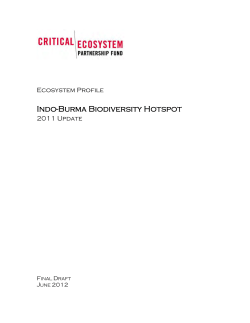 Indo-Burma Biodiversity Hotspot