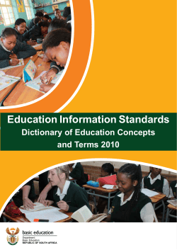 Dictionary of Education Concepts