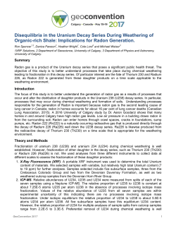 Disequilibria in the Uranium Decay Series During