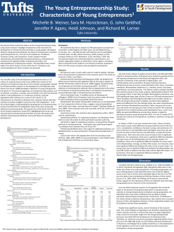 The Young Entrepreneurship Study (YES): Characteristics of Young