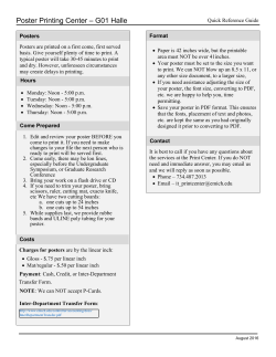 Poster Printing Center