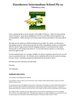 Eisenhower Intermediate School Fly-‐er