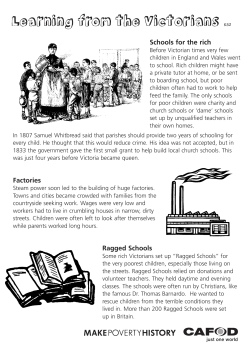 Learning from the Victorians