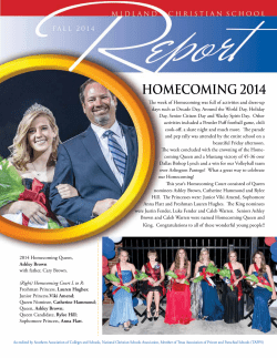 Fall 2014 - Midland Christian School