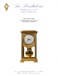 Print Format - La Pendulerie