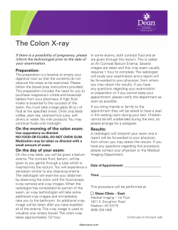 The Colon X-ray