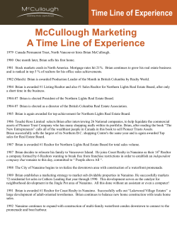 McCullough Marketing - Timeline of Experience