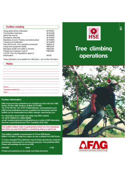 401 Tree-climbing operations