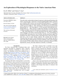 An Exploration of Physiological Responses to the