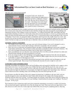 snow loading on your roof and when to shovel