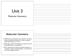 Molecular Geometry Notes