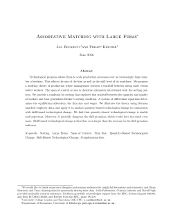Assortative Matching with Large Firms: Span of Control over More