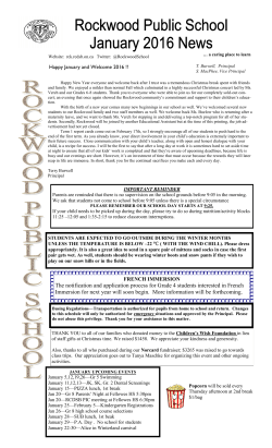 The notification and application process for Grade 4 students