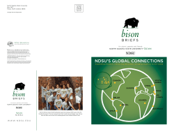 NDSU`S global coNNectioNS