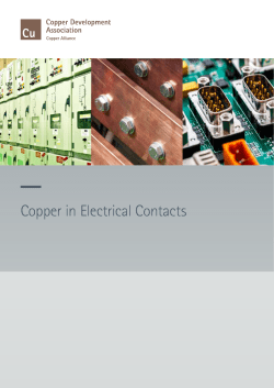 Copper in Electrical Contacts