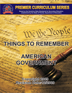things to remember american government things to remember